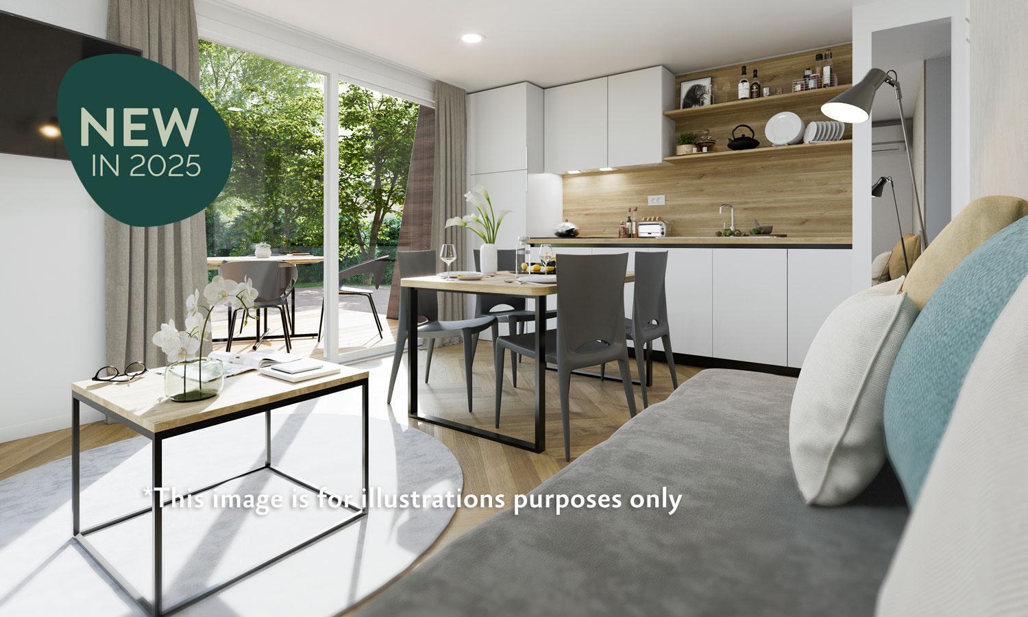 Aminess Style Glamping Villas & Holiday Homes Atea Njivice Esterno foto Interior of a typical apartment