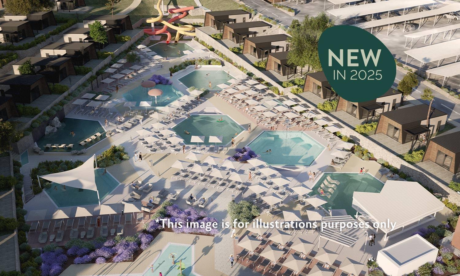 Aminess Style Glamping Villas & Holiday Homes Atea Njivice Esterno foto The proposed new resort