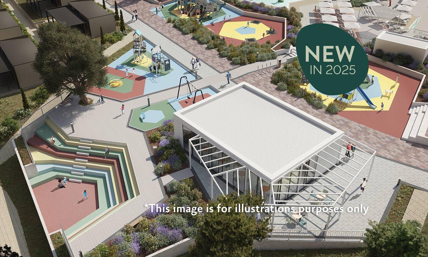 Aminess Style Glamping Villas & Holiday Homes Atea Njivice Esterno foto The new playground at the National Children's Museum
