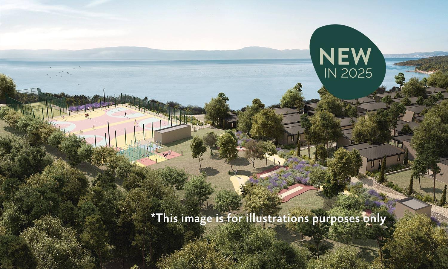 Aminess Style Glamping Villas & Holiday Homes Atea Njivice Esterno foto The proposed new campus of the University of Patras