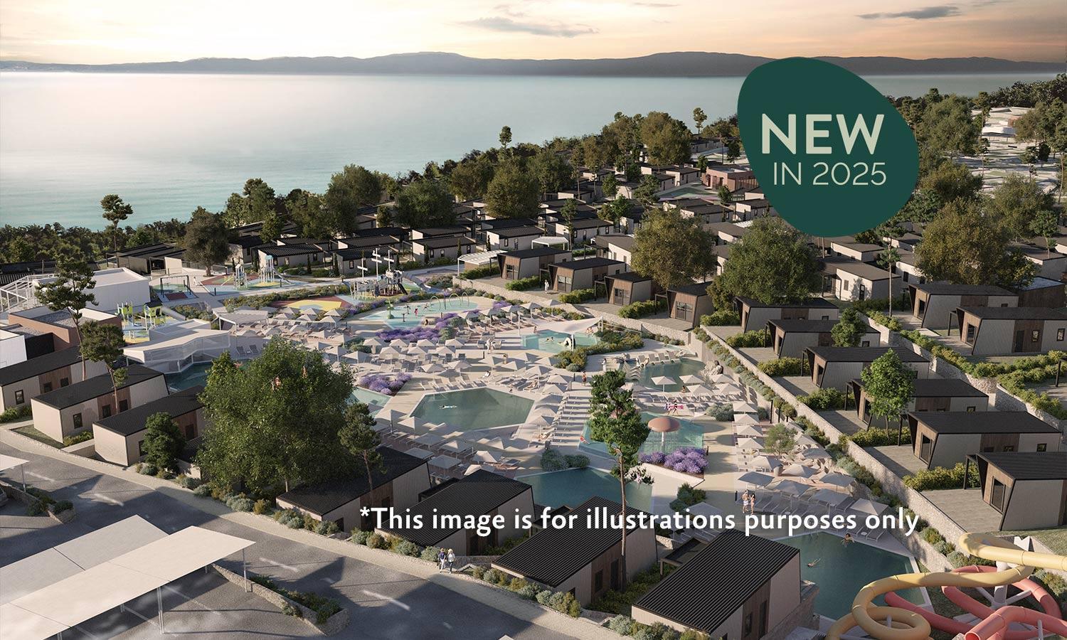 Aminess Style Glamping Villas & Holiday Homes Atea Njivice Esterno foto Artist's Impression of the proposed development