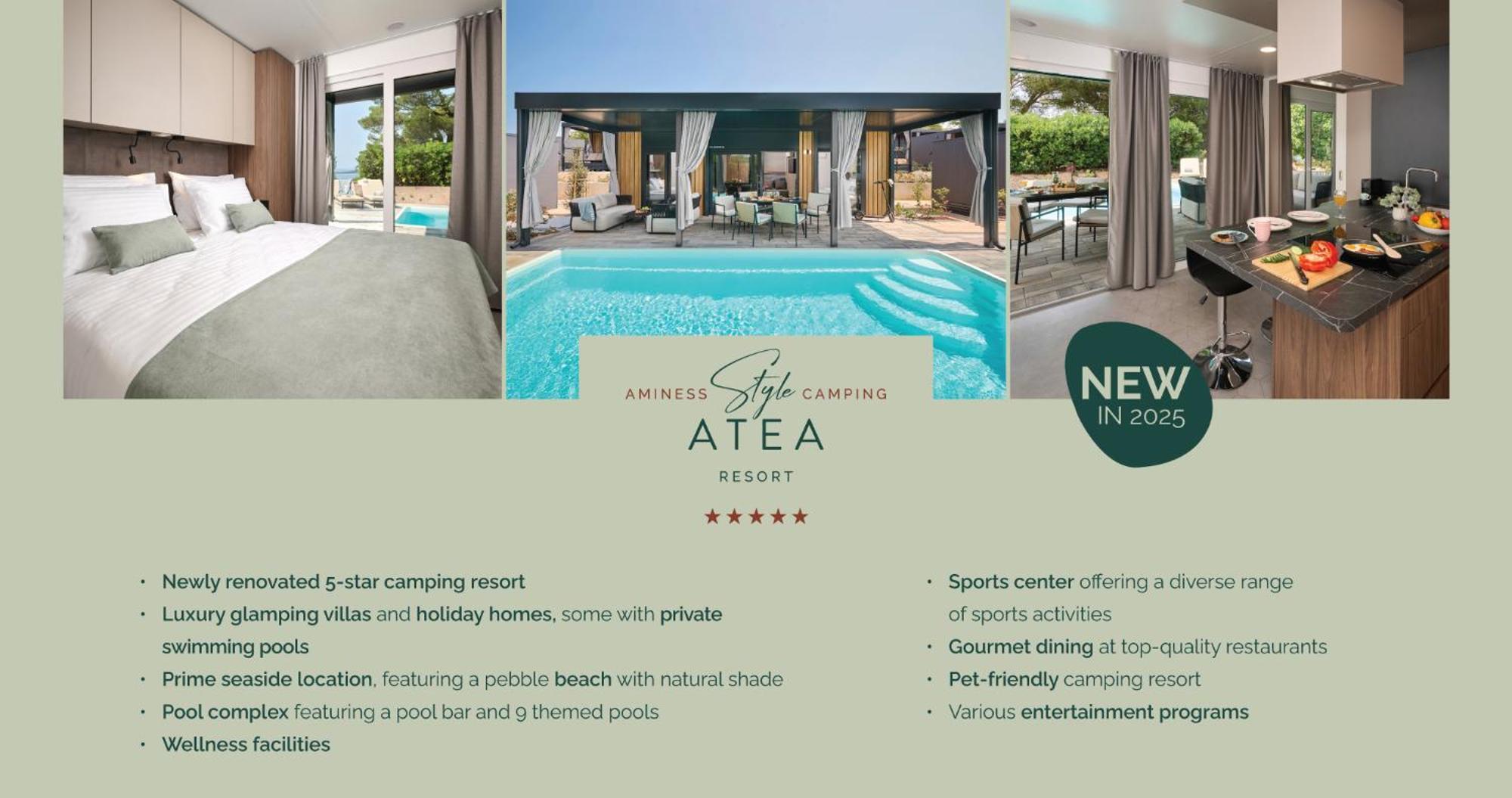 Aminess Style Glamping Villas & Holiday Homes Atea Njivice Esterno foto